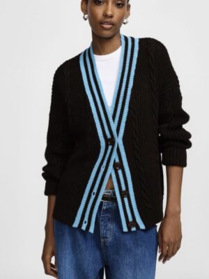 Cardigan a maglia con bottoni